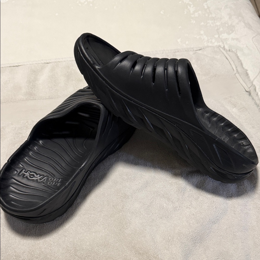 Hoka One One Black Slide Sandals - Picture 7 of 8